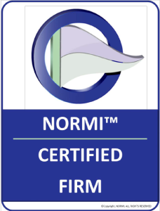 Normi certified firm logo